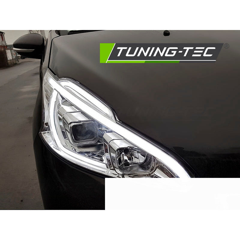 Peugeot 208 12-15 Tubo Luce Cromo per Peugeot 208 (12-15) Accessorio Esterno