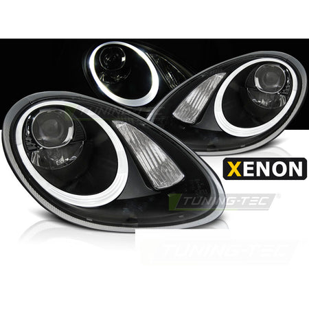 Fari Anteriori Xenon Neri per Porsche Boxster Cayman 987 (05-08)