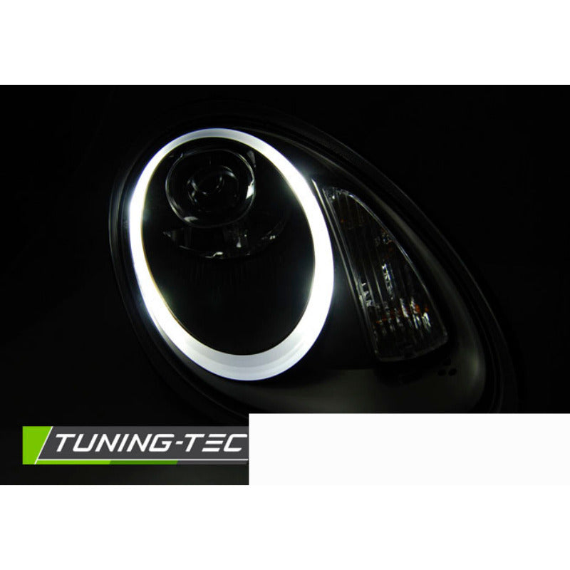 Fari Anteriori Xenon Neri per Porsche Boxster Cayman 987 (05-08)