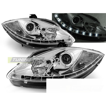 Fari Daylight Cromato per Seat Leon Altea (2006-2009) - Fanali Anteriori