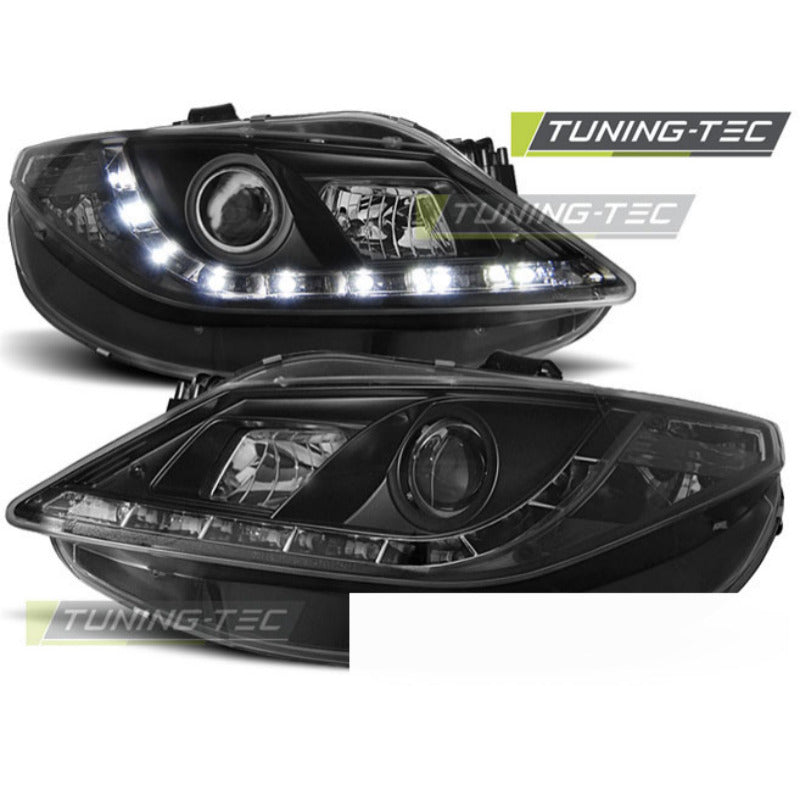 Fari Daylight Nero per Seat Ibiza 6J (06.08-12) - Fanali Anteriori