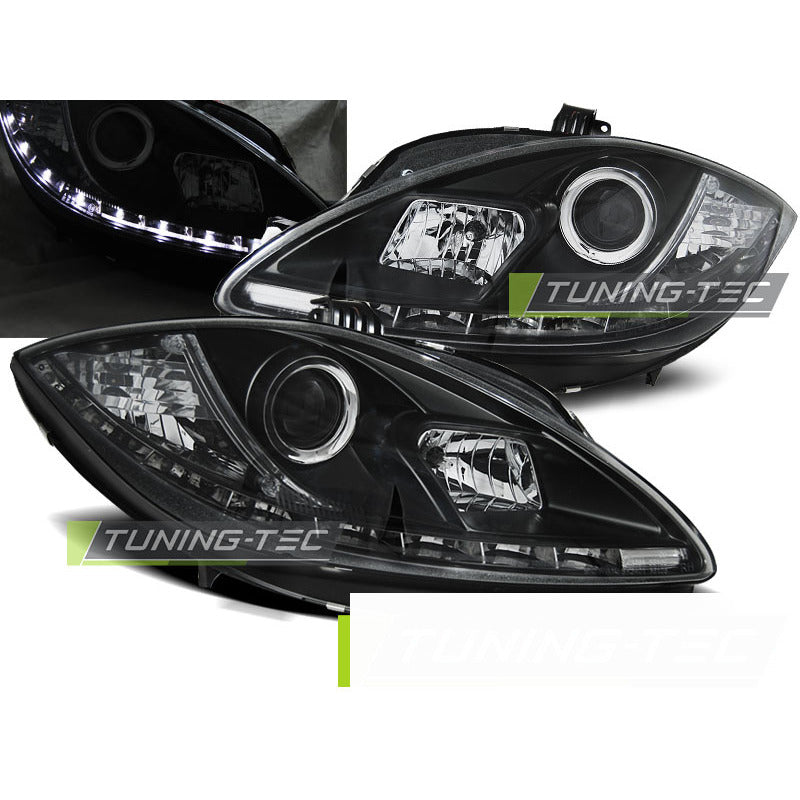 Fari Daylight Nero per Seat Leon Altea (2009-2012) - Fanali Anteriori