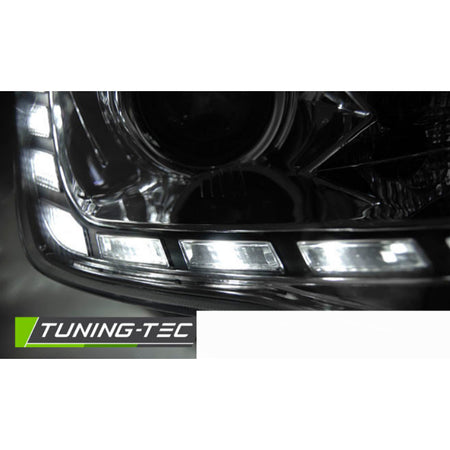 Fari Anteriori DRL Cromati per Seat Ibiza 6J 2012-2015