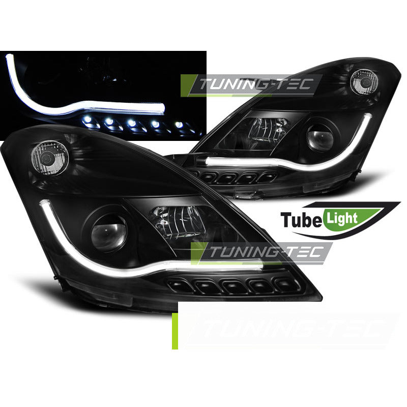 Suzuki Swift V 10-16 Tubo Luce Nera per Auto Esterni 1 Pezzo 10-16