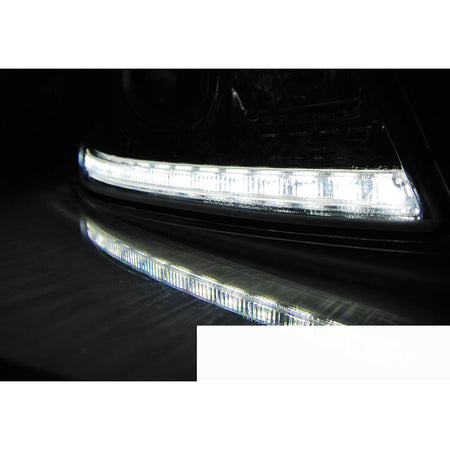 Fari True DRL Nero per Škoda Octavia (2009-2012) Luci Diurne