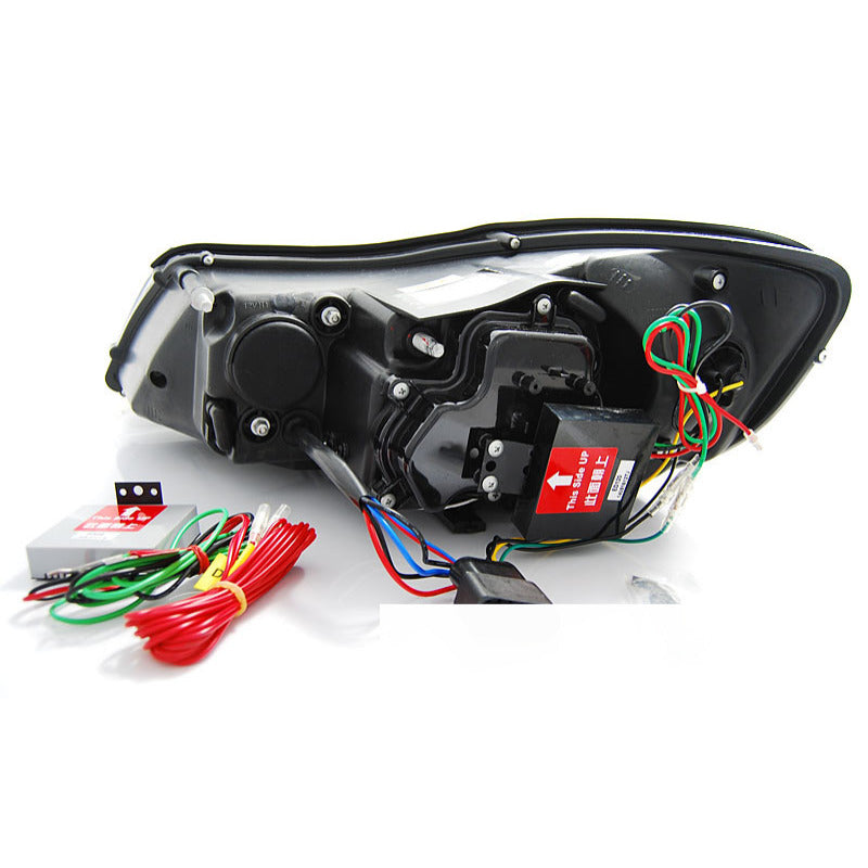 Fari True DRL Nero per Škoda Octavia (2009-2012) Luci Diurne