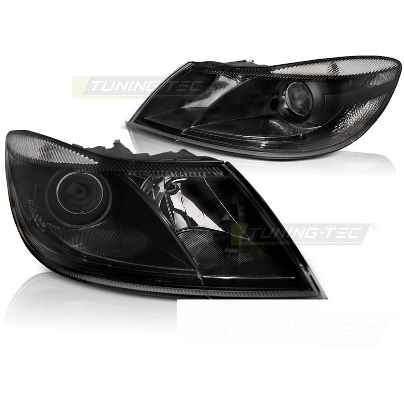 Fari Nero per Škoda Octavia (2009-2012) - Fanali Anteriori Neri