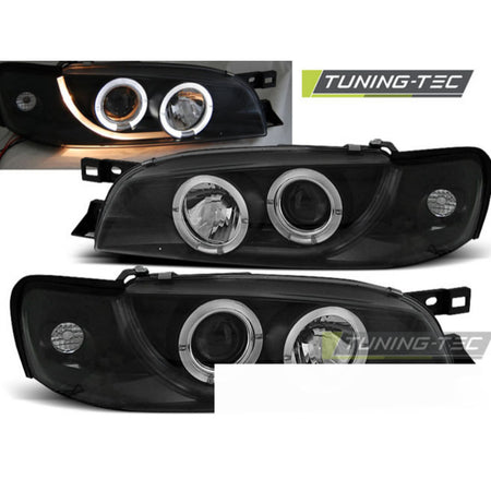 Subaru Impreza 05.93-10.00 Fanali Angel Eyes Neri Universali