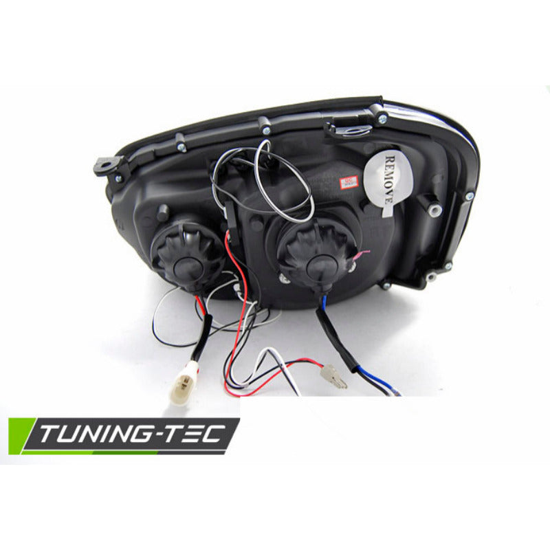 Subaru Impreza Ii Gd Gg 03-05 Fanali Angel Eyes Neri Universali