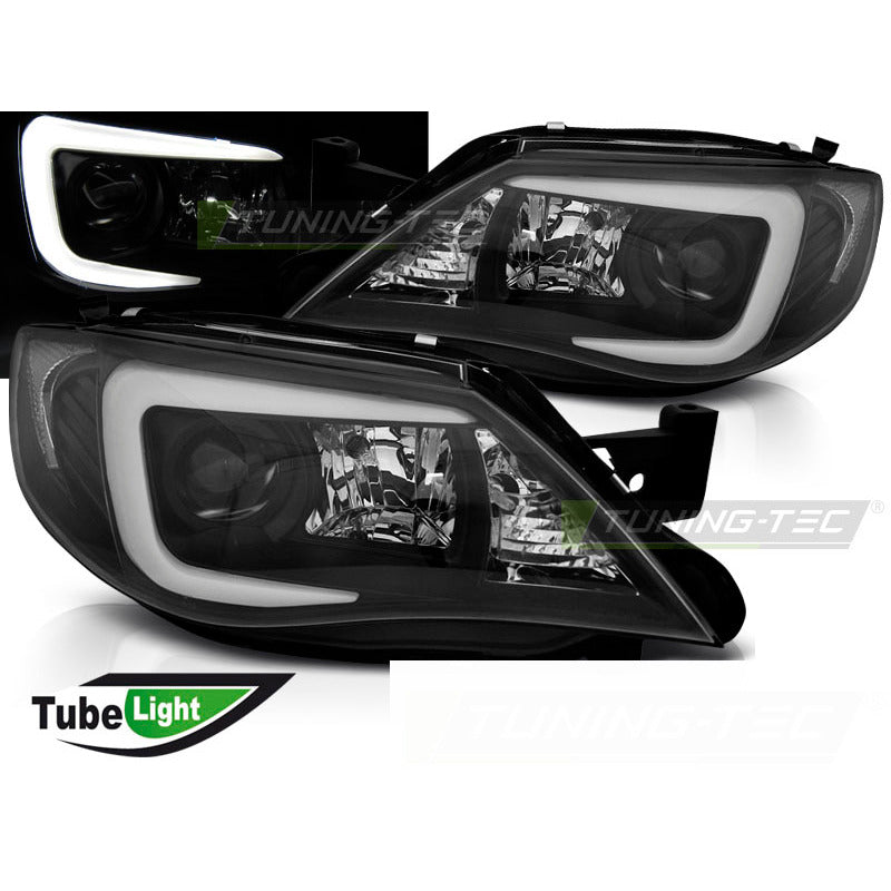 Subaru Impreza Iii Gh Ge 07-12 Tube Nero per Accessori Universali Auto