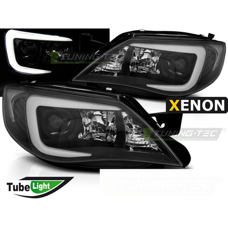Subaru Impreza Iii Gh Ge 07-12 Tube Nero HID Kit Fari allo Xenon Universale