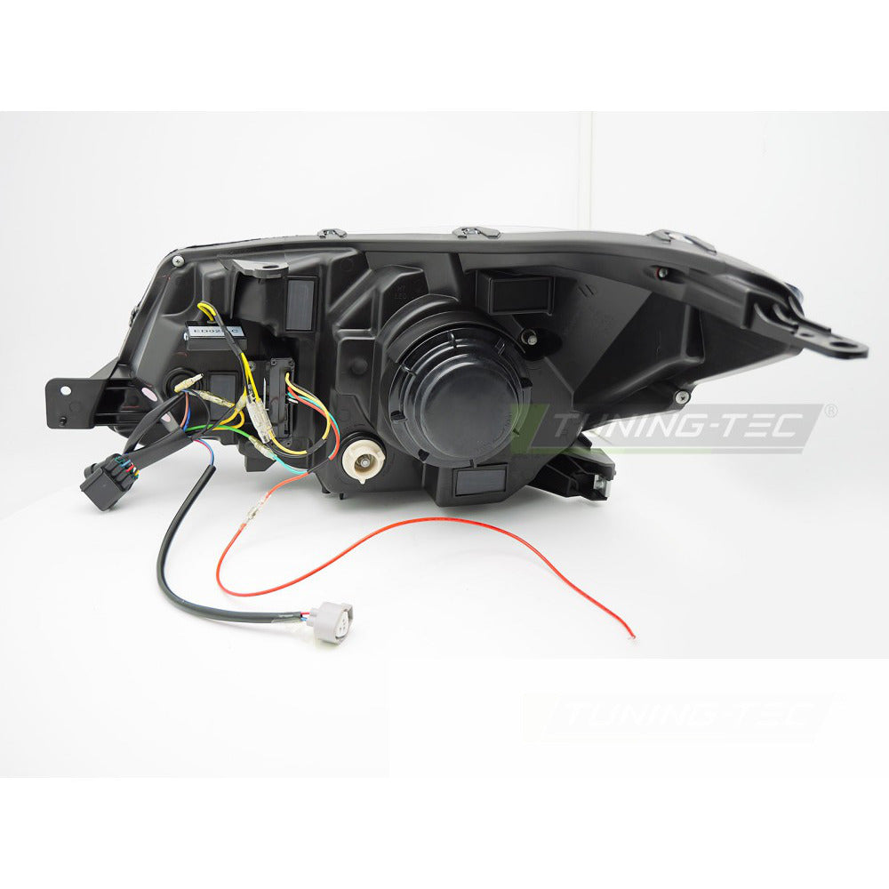 Fari Tube DRL Nero per Subaru Forester IV 2013-2018 Luci Diurne