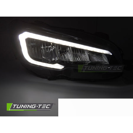 Fari Anteriori Tubo LED Neri per Subaru WRX 2014-2022