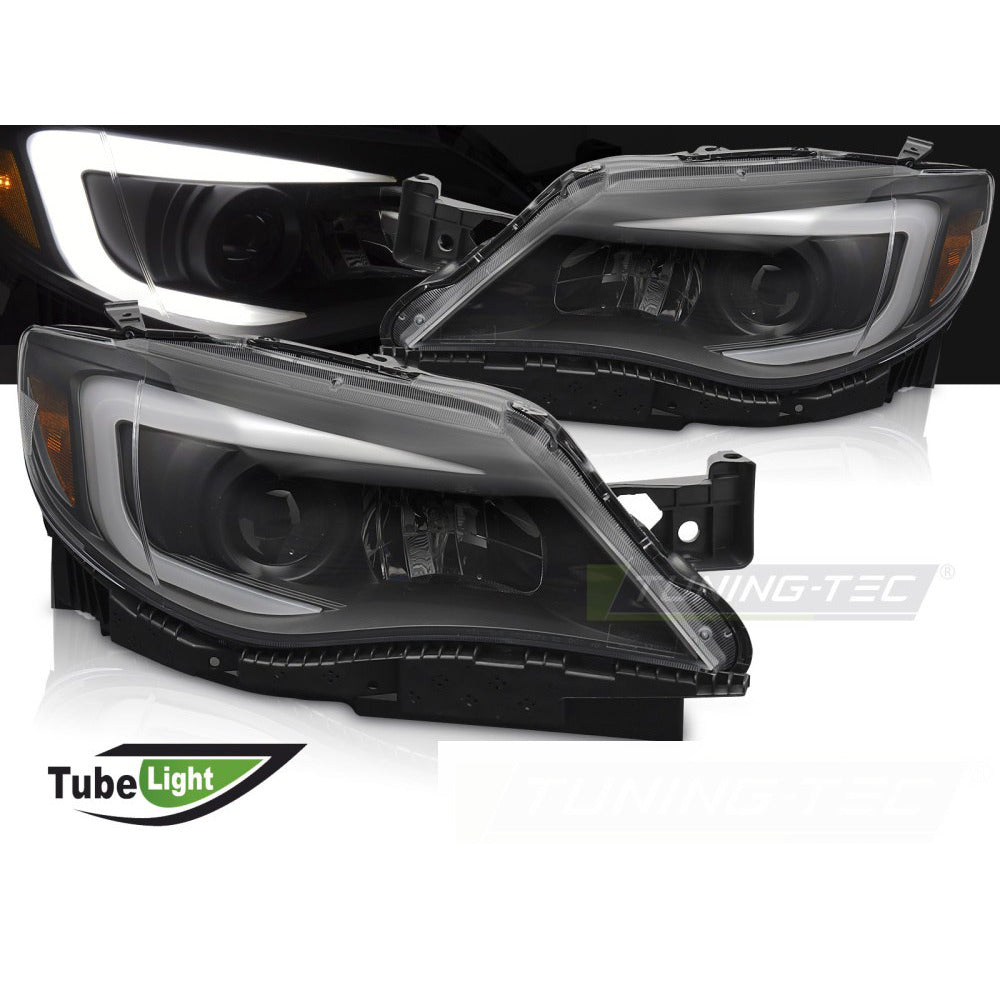 Fari Tube Luce Nera per Subaru WRX (2008-2014) Universale