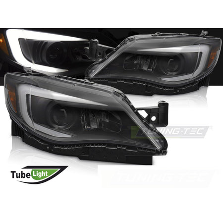 Fari Tube Luce Nera per Subaru WRX (2008-2014) Universale