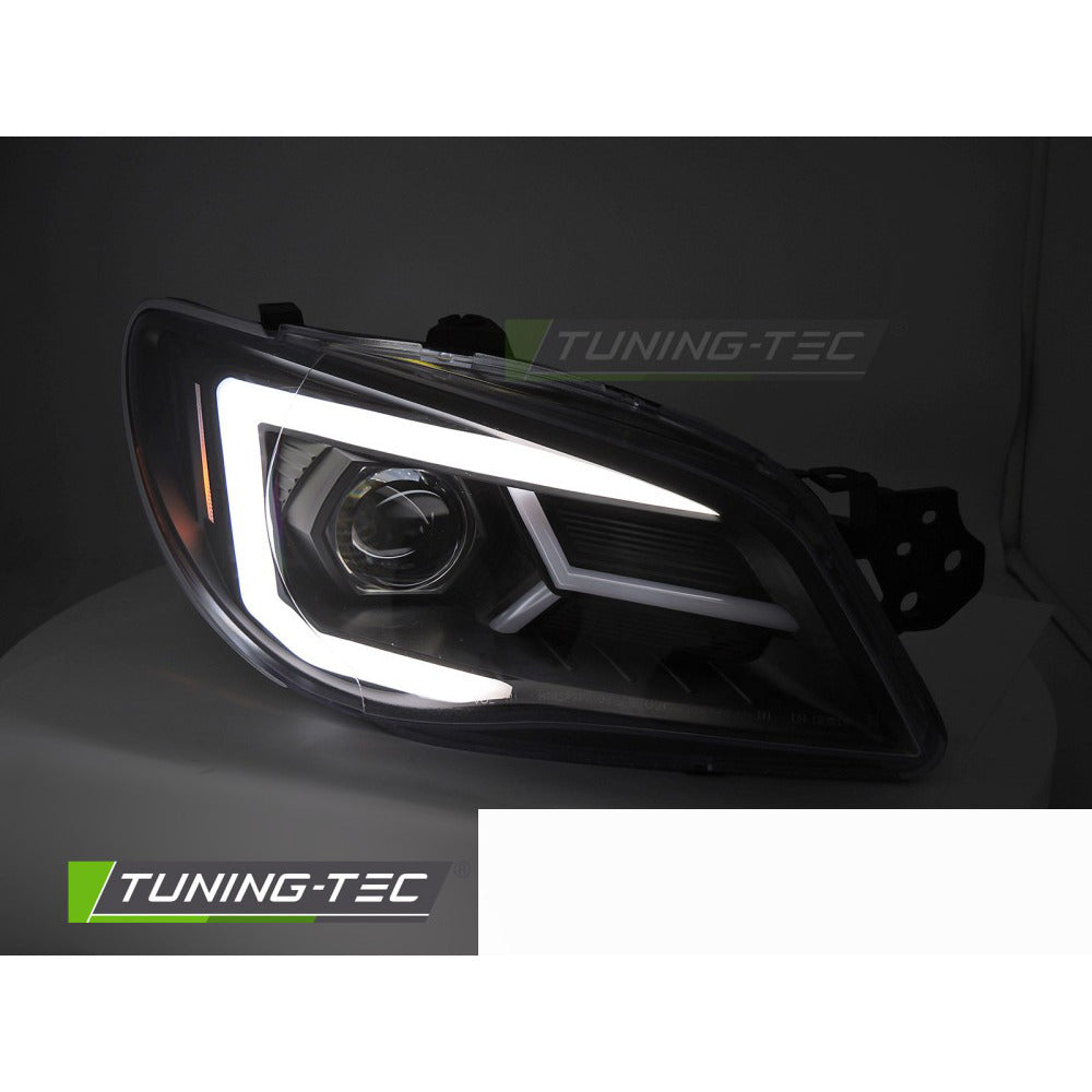 Fari Nero per Subaru Impreza II GD GG (2005-2007) Fanali Anteriori