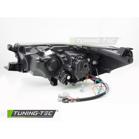 Fari Anteriori LED Tubolari Neri per Toyota Hilux 16-20