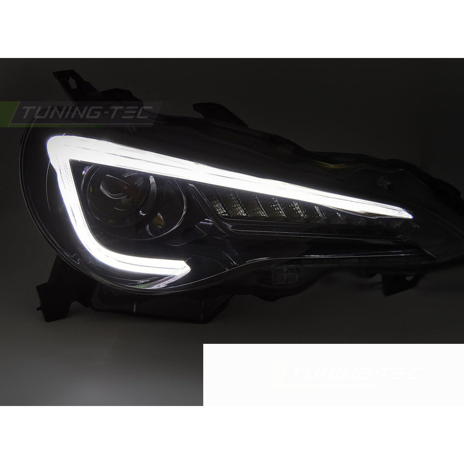 Fari Nero Tube LED Drlfits Toyota GT86 (2012-2021) Fanali Anteriori