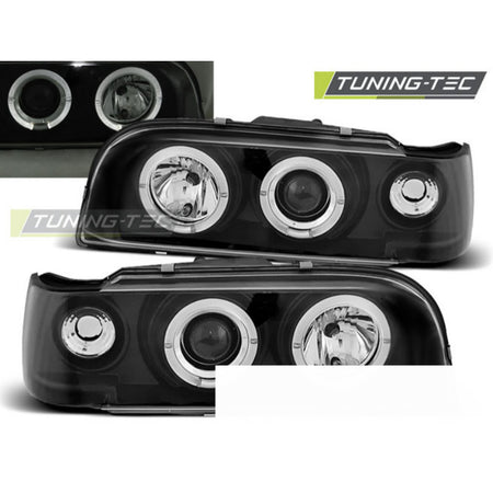 Volvo 850 92-12.96 Fanali Angel Eyes Neri per Berlina e Familiare