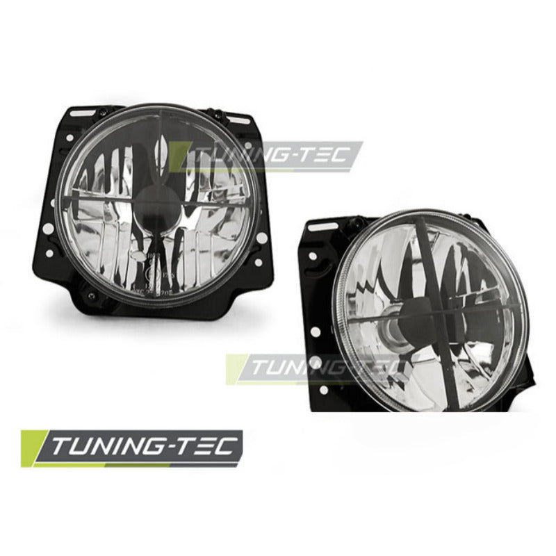 Fari Cromato per Volkswagen GOLF II (83-91) - Fanali Anteriori Lucidi