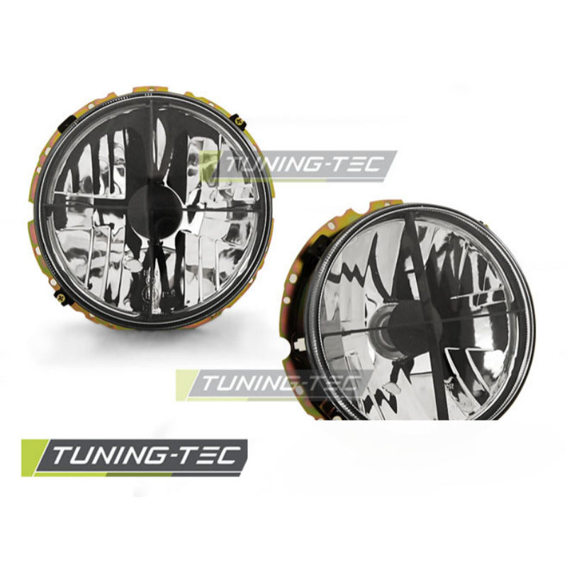 Fari Cromato per Volkswagen Golf 1 (05.74-07.83) Fanali Anteriori Lucidi