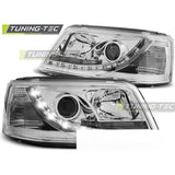 Fari Daylight Cromato per Volkswagen T5 (04.03-08.09) - Fanali Anteriori