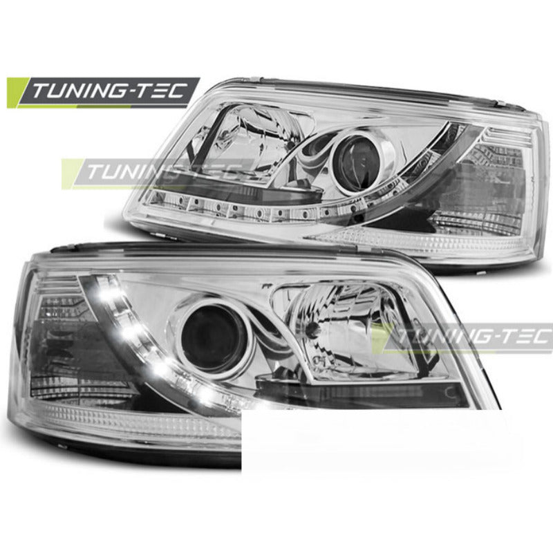 Fari Daylight Cromato per Volkswagen T5 (04.03-08.09) - Fanali Anteriori