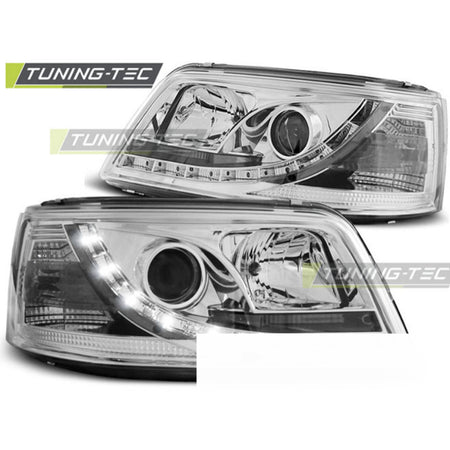 Fari Daylight Cromato per Volkswagen T5 (04.03-08.09) - Fanali Anteriori