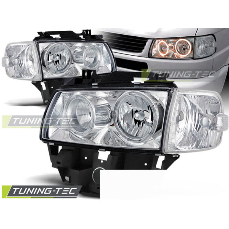 Fari Angel Eyes Cromato per Volkswagen T4 (08.96-03.03) Bus