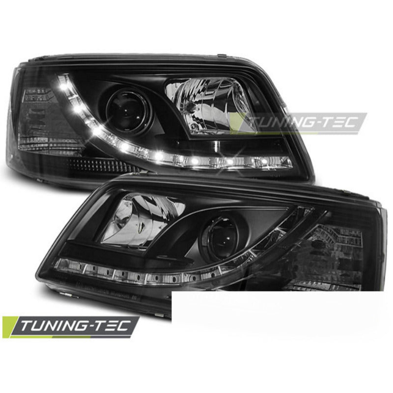 Fari Daylight Nero per Volkswagen T5 (04.03-08.09) - Fanali Anteriori