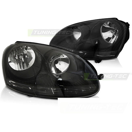 Fari Nero per Volkswagen GOLF 5 (10.03-09) - Fanali Anteriori Neri
