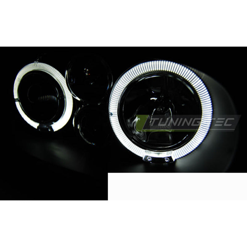 Fari Angel Eyes Nero per Volkswagen Golf 4 (09.97-09.03)