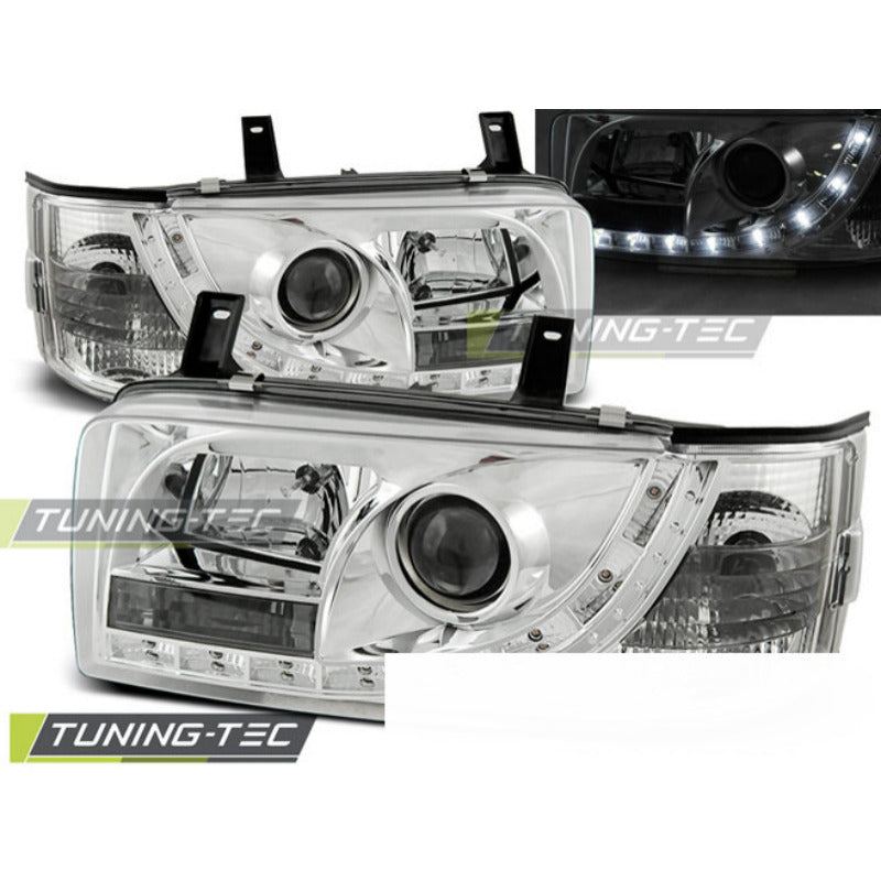 Fari Daylight Cromato per Volkswagen T4 Furgone (90-03.03)