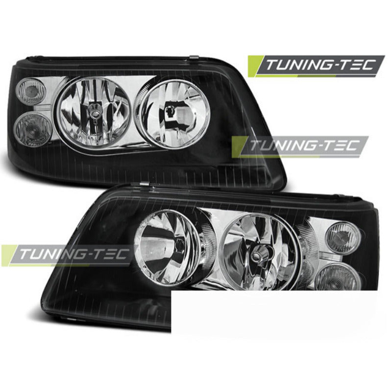 Fari Nero per Volkswagen T5 (04.03-08.09) - Fanali Anteriori Neri