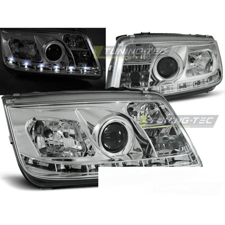 Fari Daylight Cromato per Volkswagen Bora (09.98-05.05) - Fanali Anteriori
