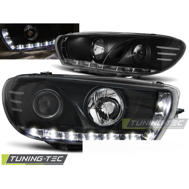 Fari Daylight Nero per Volkswagen Scirocco (08-04.14) - Fanali Anteriori