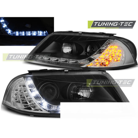 Fari Daylight Nero per Volkswagen Passat 3BG (09.00-03.05) Fanali