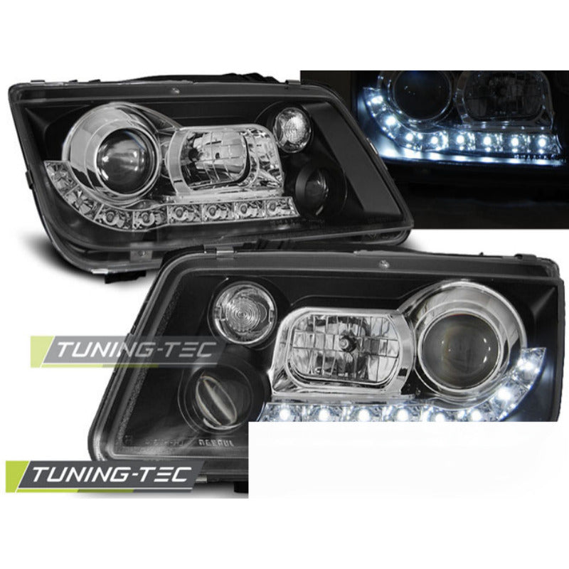 Fari Daylight Nero per Volkswagen Bora (09.98-05.05) - Fanali Anteriori