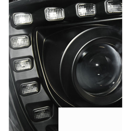 Fari True DRL Nero per Volkswagen T5 (2010-2015) Luci Diurne