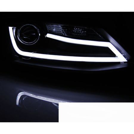 Fari Tube Luce Nera per Volkswagen Jetta VI (2011-2018) Fanali