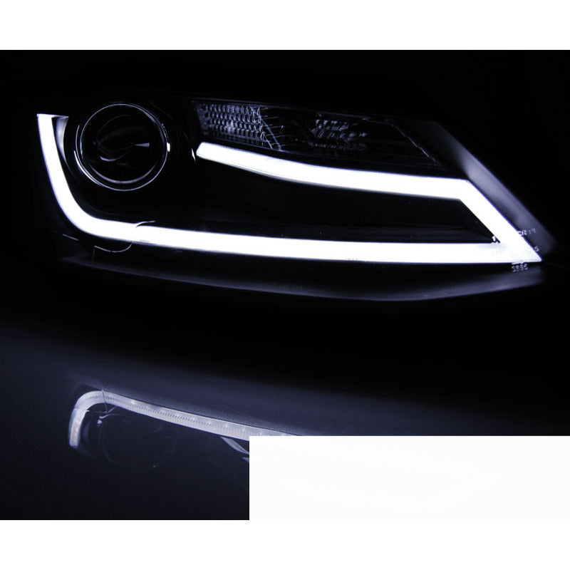 Fari Tube Luce Nera per Volkswagen Jetta VI (2011-2018) Fanali