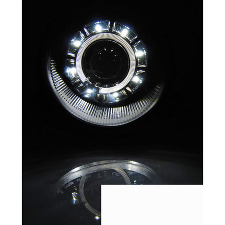 Fari Daylight Cromato per Volkswagen Lupo (1998-2005) Fanali Anteriori