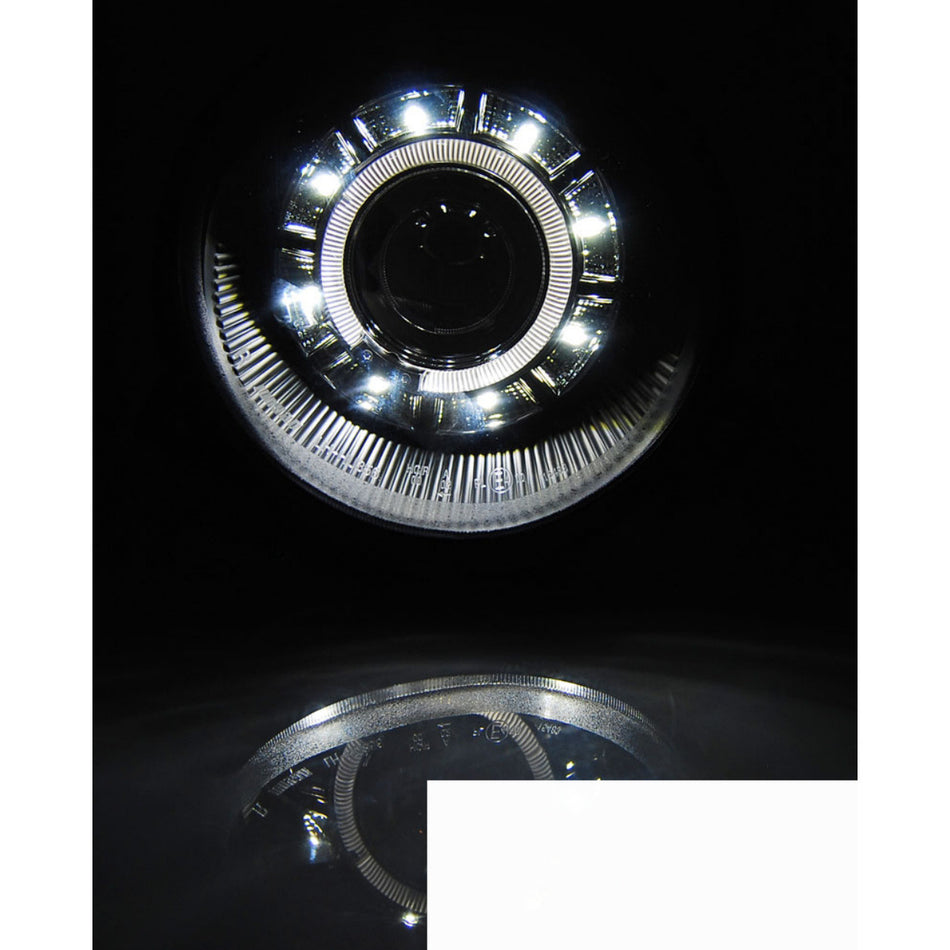 Fari Daylight Nero per Volkswagen Lupo (1998-2005) Fanali Anteriori