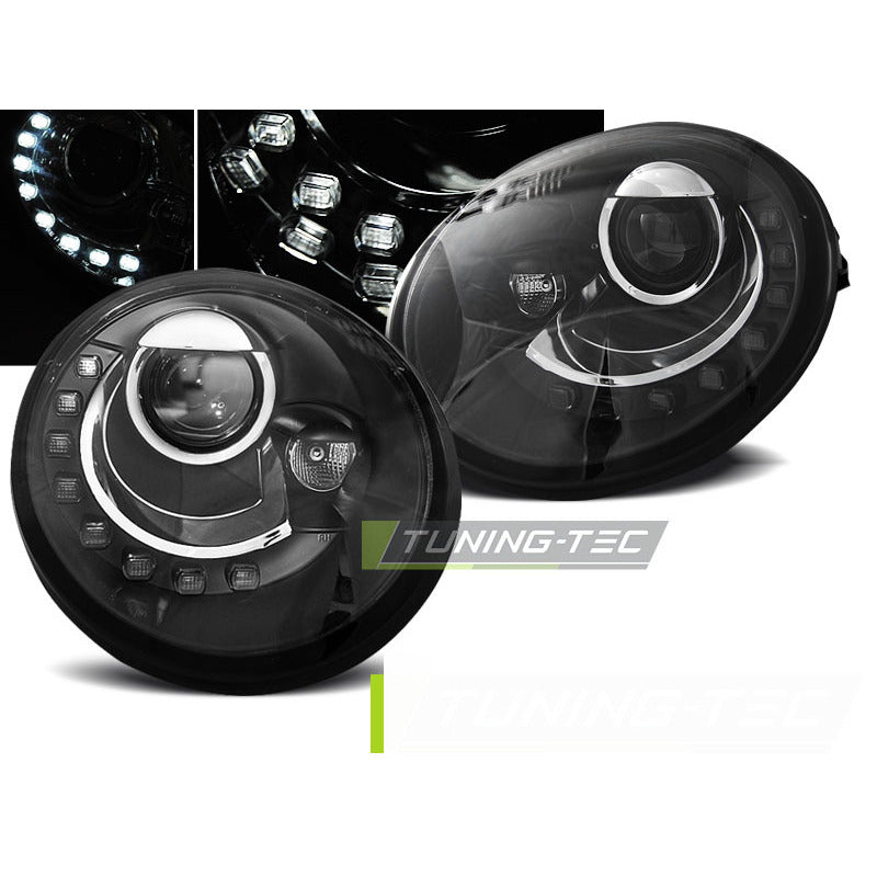 Fari Daylight Nero per Volkswagen New Beetle (10.98-05.05)