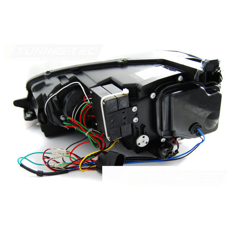 Fari U-Led Nero con Linea Rossa Sport per Volkswagen Golf 7 (2012-2017)