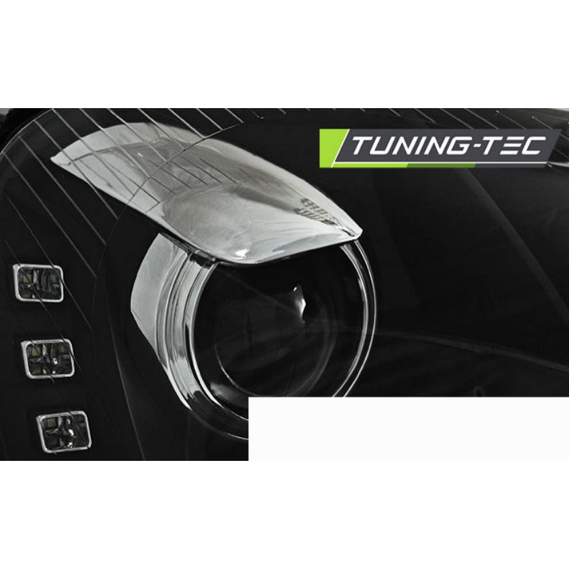 Fari True DRL Nero per Volkswagen Golf 5 (10.03-09) Luci Diurne