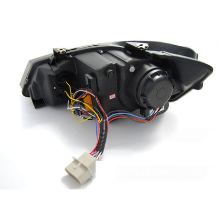 Fari Anteriori Daylight Neri per Volkswagen Polo 6R 2009-2014