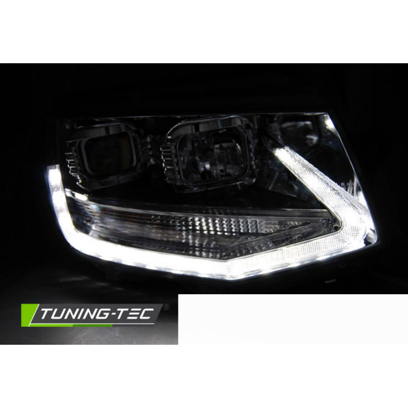 Fari True DRL Cromato per Volkswagen T6 (2015-2019) Luci Diurne