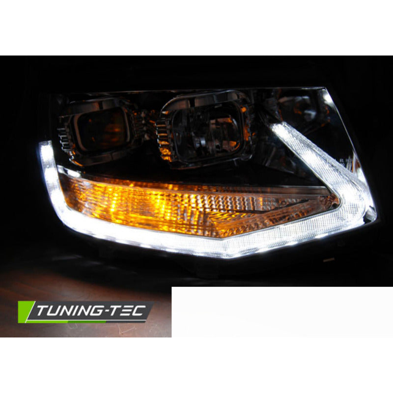 Fari True DRL Cromato per Volkswagen T6 (2015-2019) Luci Diurne