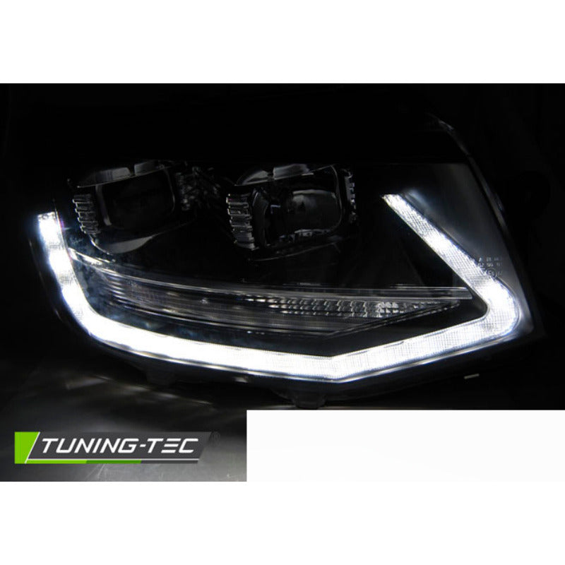 Fari True DRL Nero per Volkswagen T6 (2015-2019) Luci Diurne